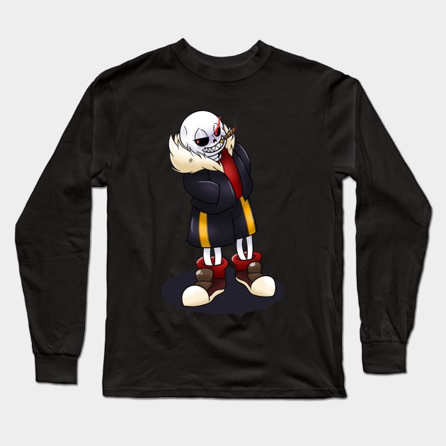 Underfell Sans Long Sleeve T-Shirt by HoneyHeartStudios